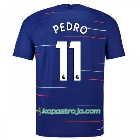 Billiga Fotbollströjor Chelsea Pedro 11 Hemma tröja 2018/19 Kortärmad